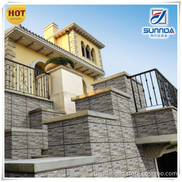 decorative 3d brick exterior ceramic wall tiles,foshan cheap non slip glazed outdoor wall ceramic tiles